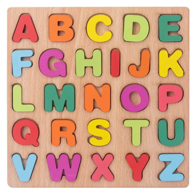 Puzzle en Bois - MontessoriToys™ - Alphabet - Mon Eveil Bébé